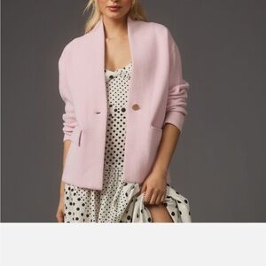 Anthropologie NVLT SOFT PINK Relaxed Blazer XXS